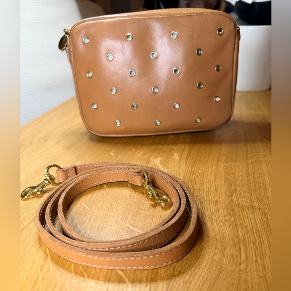 Clare V midi sac cuoio with grommets